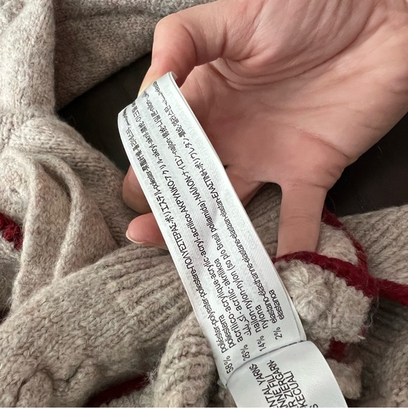 Zara embroidered floral ruffle cardigan sweater M - Picture 3 of 6